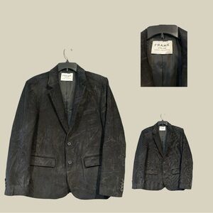 Frame Denim Men's Black Blazer
